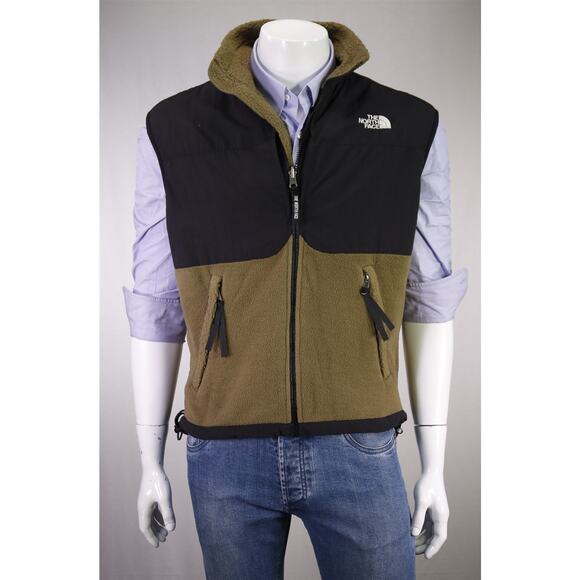 The North Face Men's Vintage Denali Fleece Full Zip Front Vest Jacket Small - Picture 1 of 8